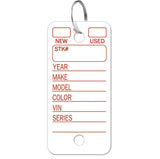 Poly Tag Key Tags - Pack of 250