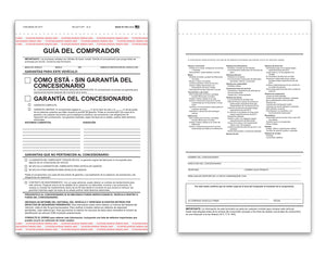 Buyers Guides Spanish - Pack of 100