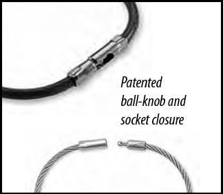Shop for and Buy Flex-O-Loc Cable Key Ring with Ball-Knob and