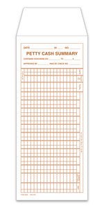 Petty Cash Envelopes - 50 pack count