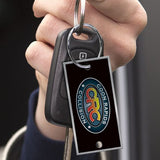 Brushed Chrome Key Tags - Sold in packs of 250