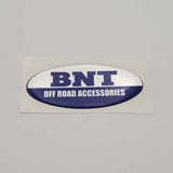 Domed Decals - White or Brushed Chrome