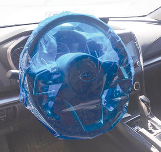 Self Adhesive Disposable Steering Wheel Cover - Roll of 380