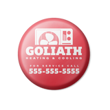 Domed Decals - White or Brushed Chrome