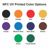 30mm Rigid PVC NFC Tags – 25 Pack