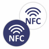 30mm Rigid PVC NFC Tags – 25 Pack