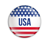 Domed Decals - White or Brushed Chrome