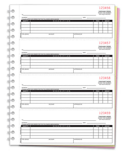 Purchase Order Books - 3 Part