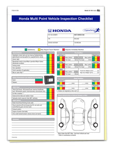 Multi-Point Inspection Forms-Honda - Pack of 250