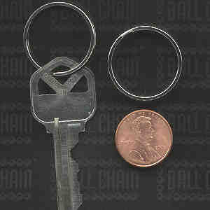 24mm Stainless Steel Split Key Ring 