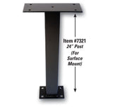 Surface Mount Pedestal for Self-Contained Drop Box